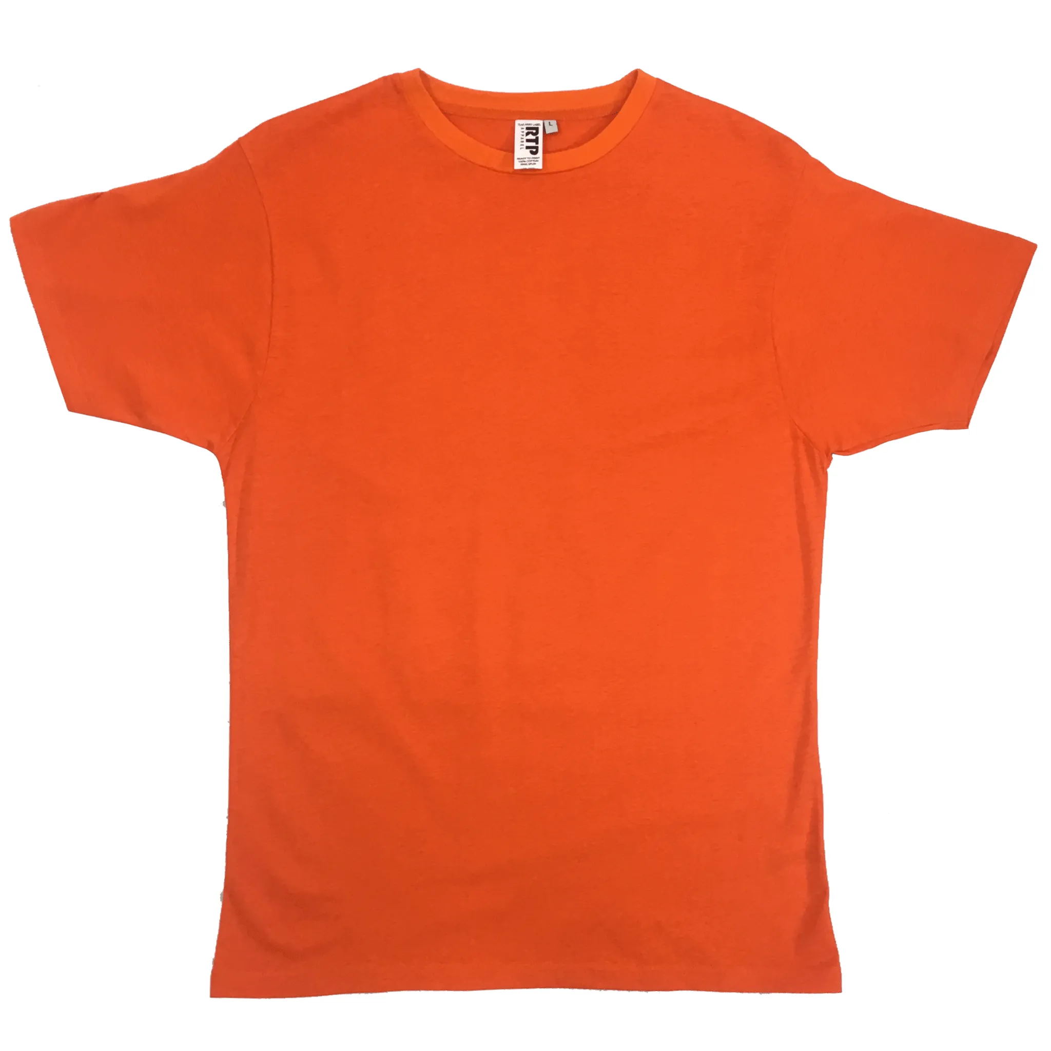 1600 - ORANGE - Crew Neck T-Shirt DTG Ready To Print