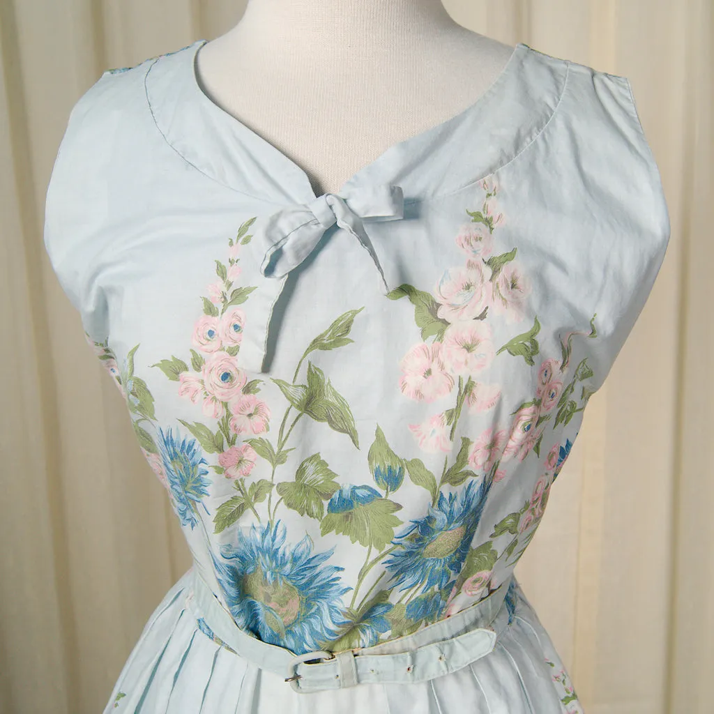 1950s Garden Swing Dress