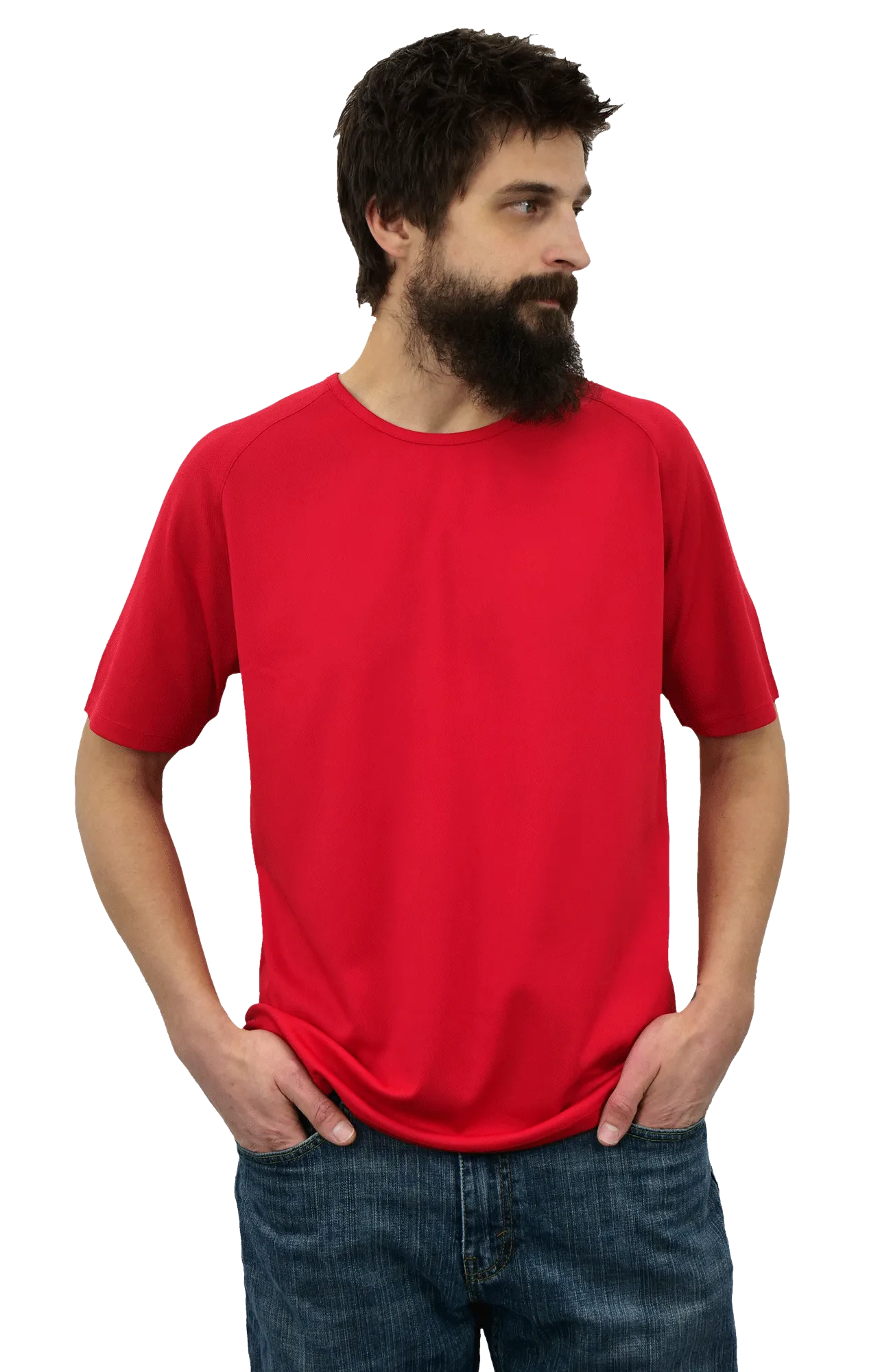 2000 - RED  - HERO™ 100% Polyester DTG Ready To Print