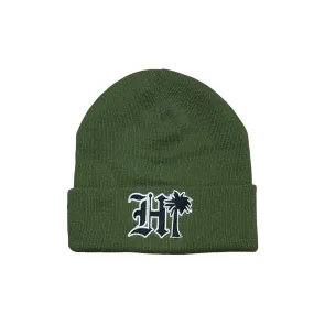 808ALLDAY Olive HI Palm Beanie