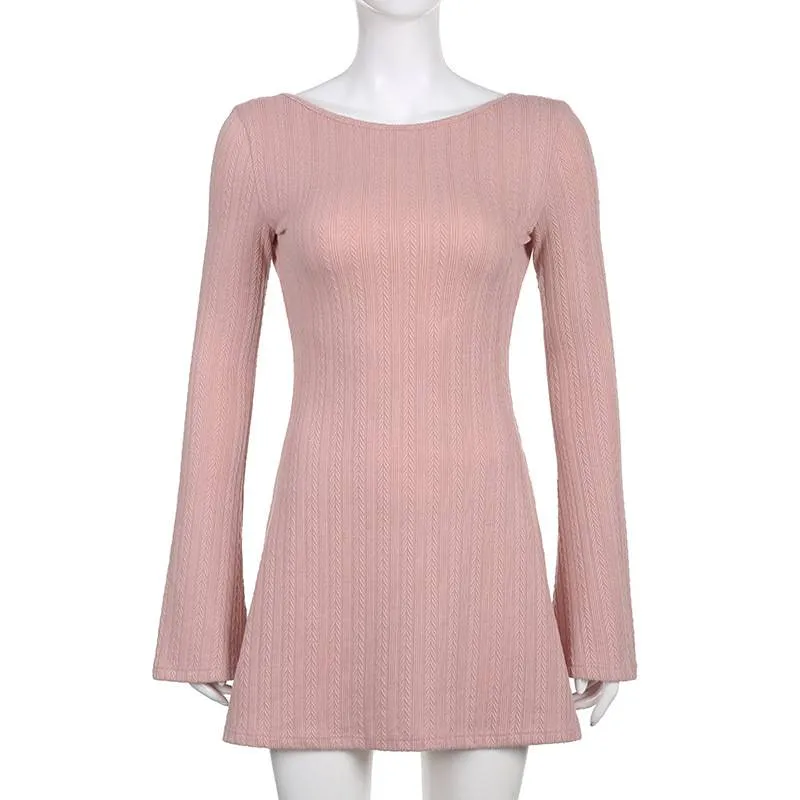 A-line Knitted Dress