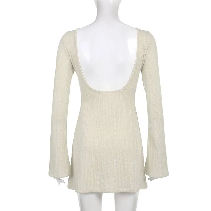 A-line Knitted Dress