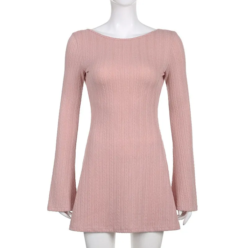 A-line Knitted Dress