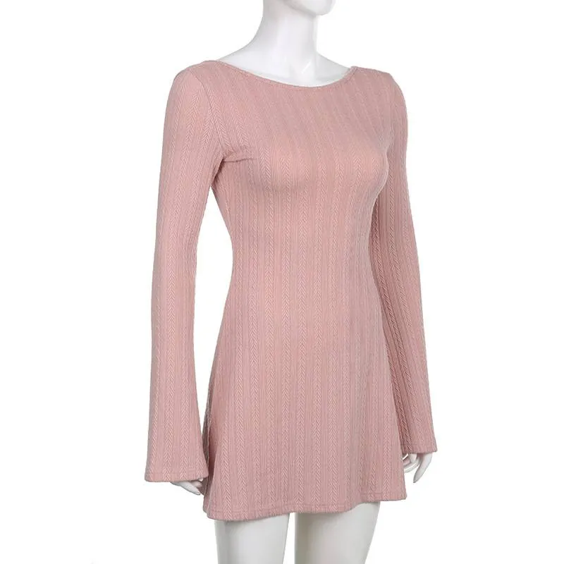 A-line Knitted Dress