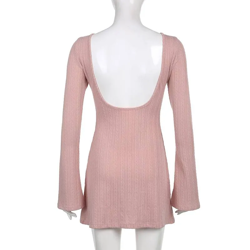 A-line Knitted Dress