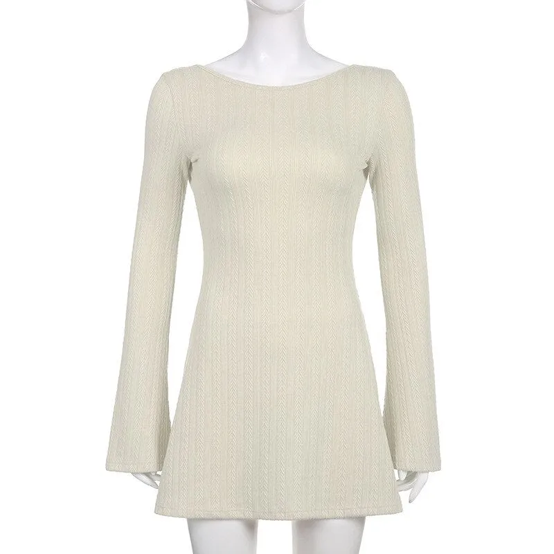 A-line Knitted Dress