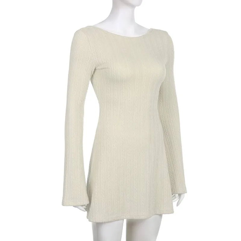 A-line Knitted Dress