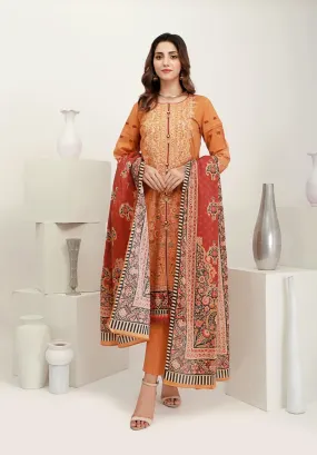 ACE Galleria Digital Embroidered Unstitched 3 Piece Lawn Suit ACE-12006