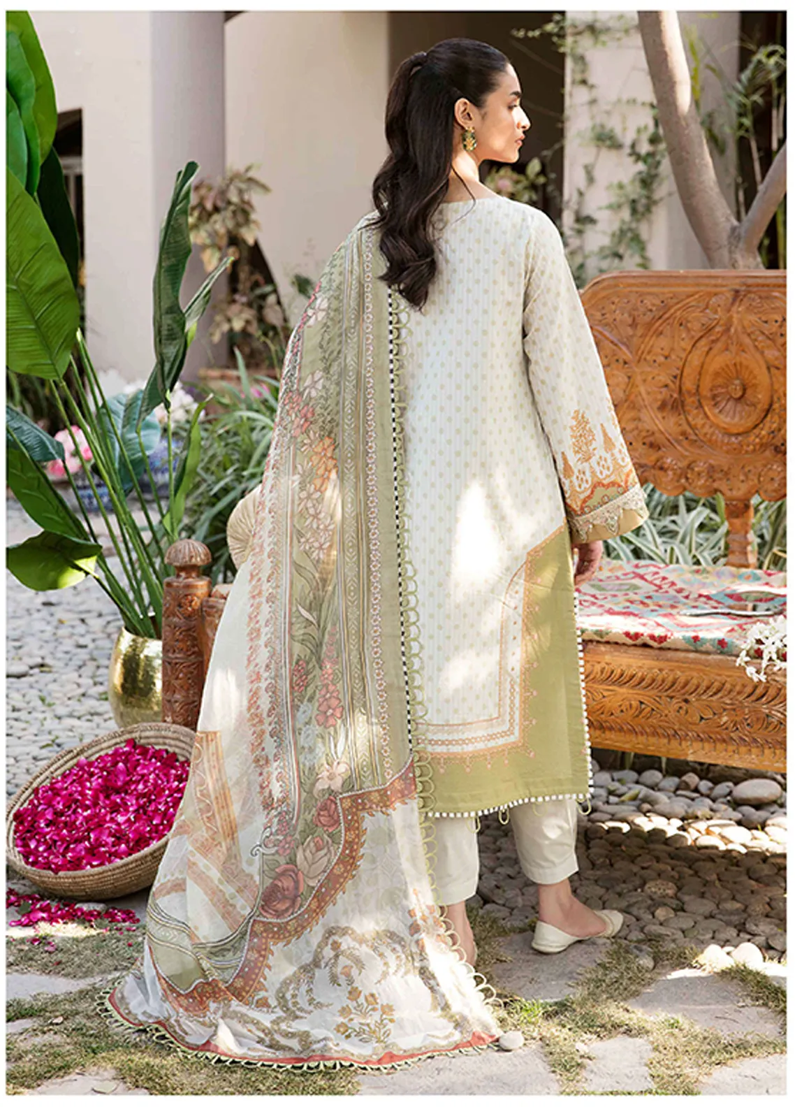 Afsanah By Seran Embroidered Lawn Unstitched 3 Piece Suit - 03