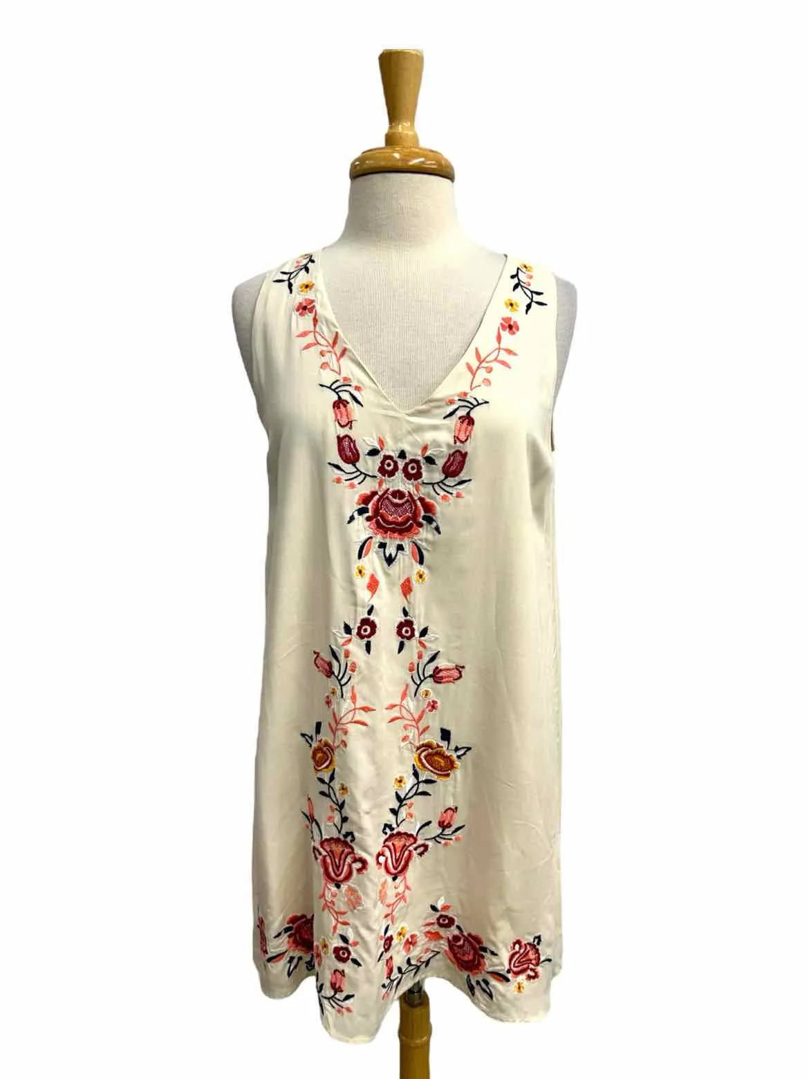 ALTAR'D STATE OFF WHT/COR/RED FLOWERS Women Size S Dress