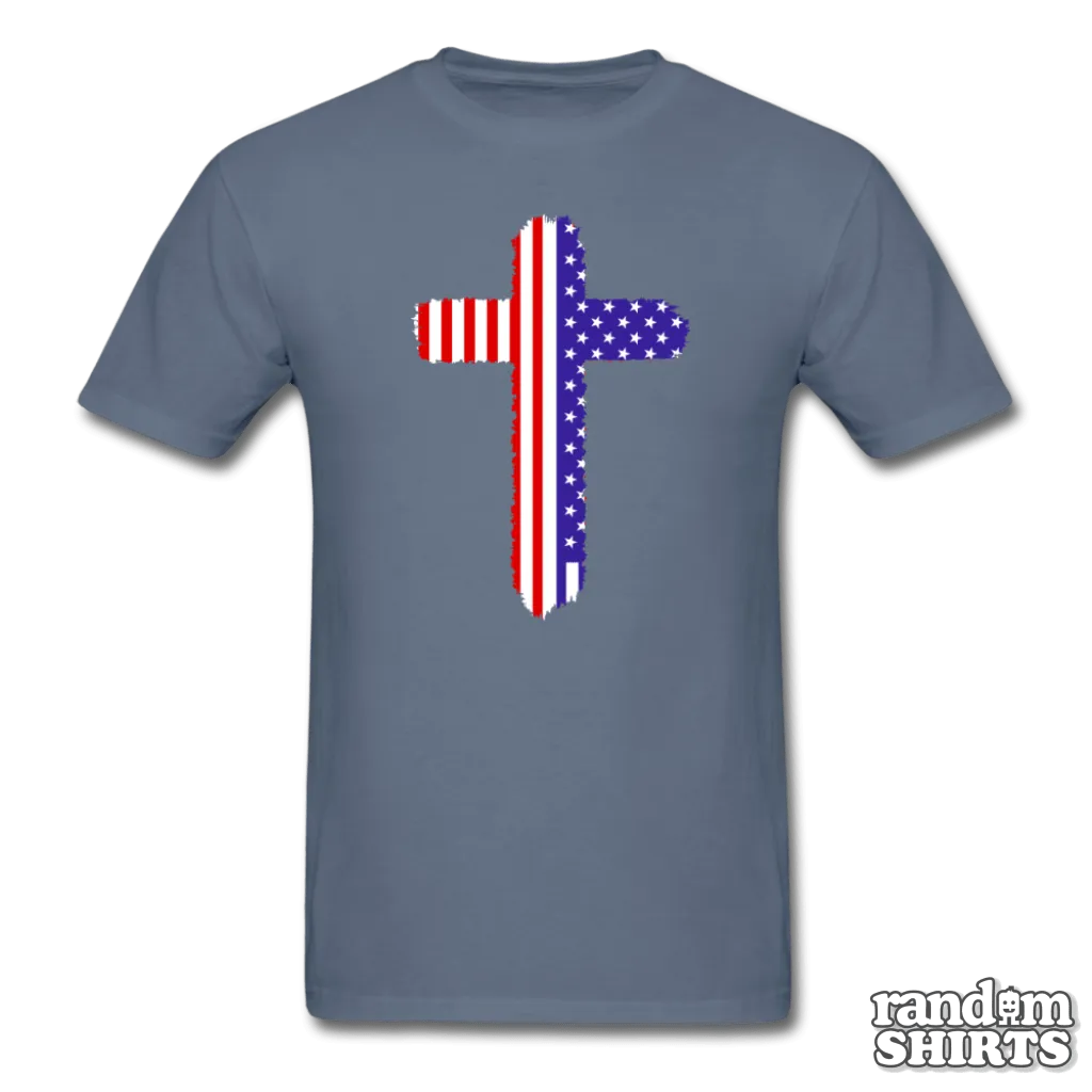 American Flag Cross