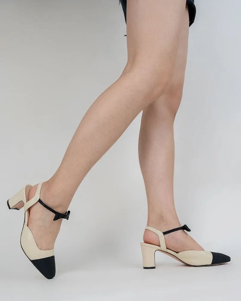 Ankle Strap Dress Wedge Pump with Bow Tie