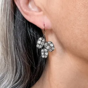 Antique Diamond Leaf Earrings