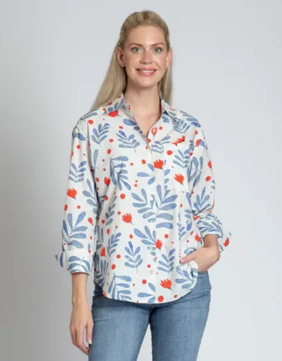 APNY Boyfriend Buttonup Shirt | Multi