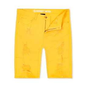 Argonaut Nations Men RIP Shorts (Yellow)