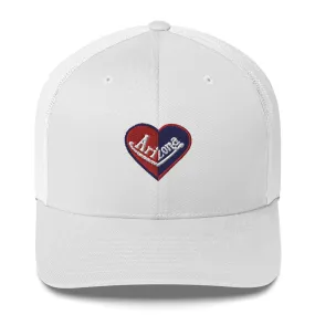 Arizona Split Heart Trucker Hat