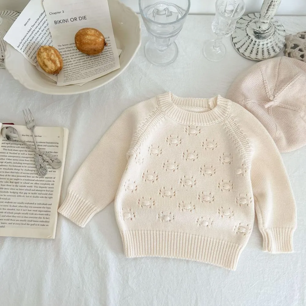 Baby Girl Knit Sweater Autumn Pullover Sweater Baby Boutique Clothes In Bulk