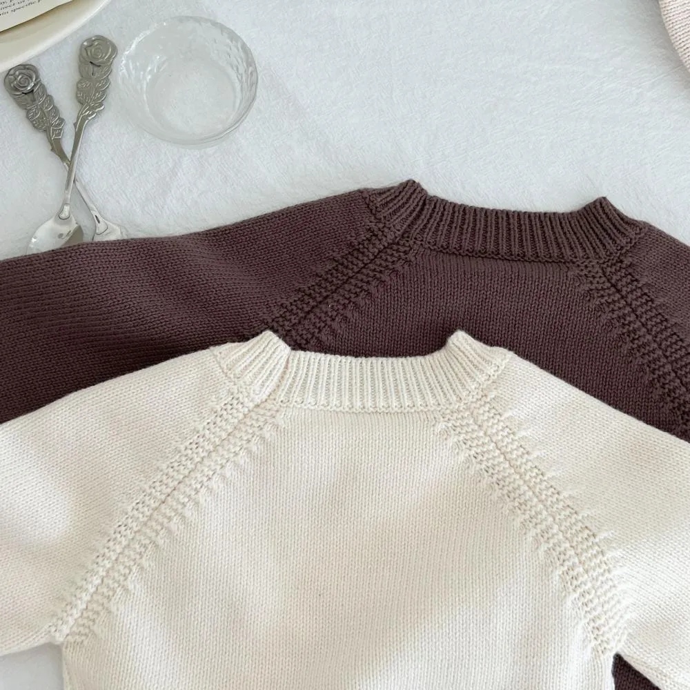 Baby Girl Knit Sweater Autumn Pullover Sweater Baby Boutique Clothes In Bulk