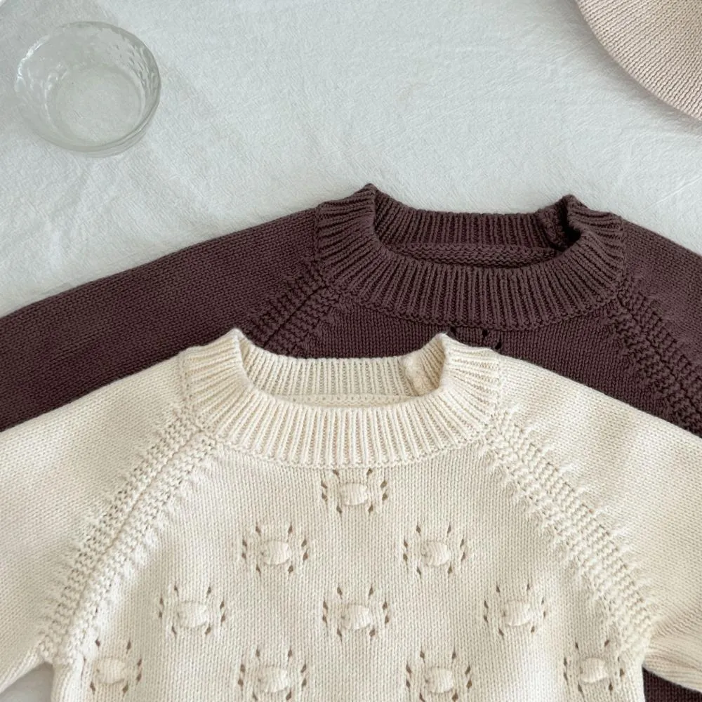 Baby Girl Knit Sweater Autumn Pullover Sweater Baby Boutique Clothes In Bulk