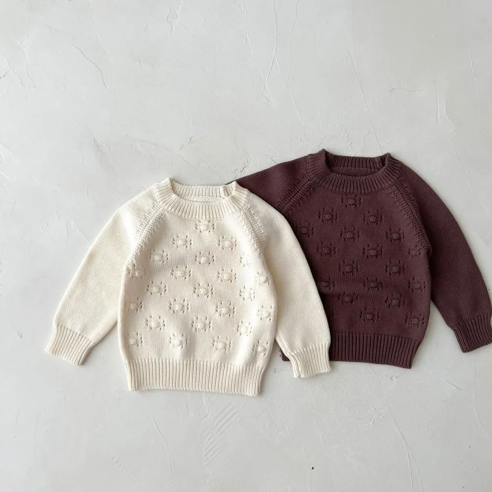 Baby Girl Knit Sweater Autumn Pullover Sweater Baby Boutique Clothes In Bulk