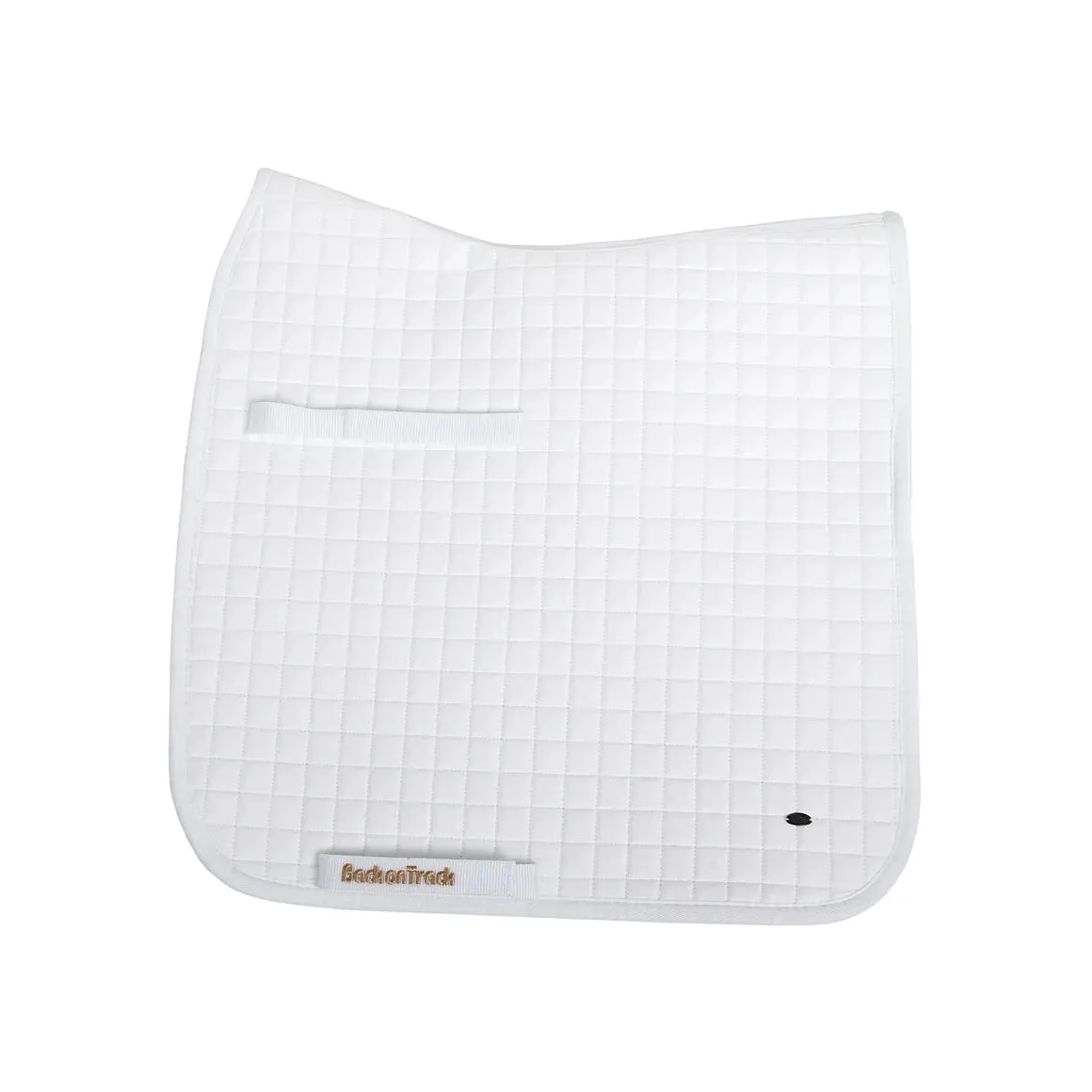 BACK ON TRACK DRESSAGE SADDLE PAD NO. 1 - WHITE