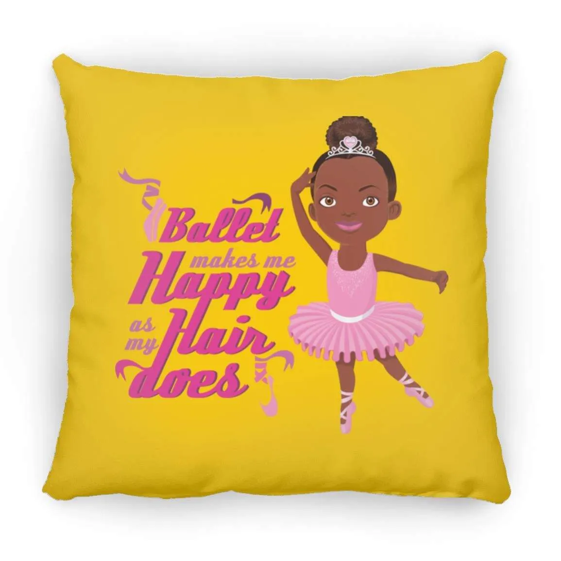 Ballerina Throw Pillow 16x16