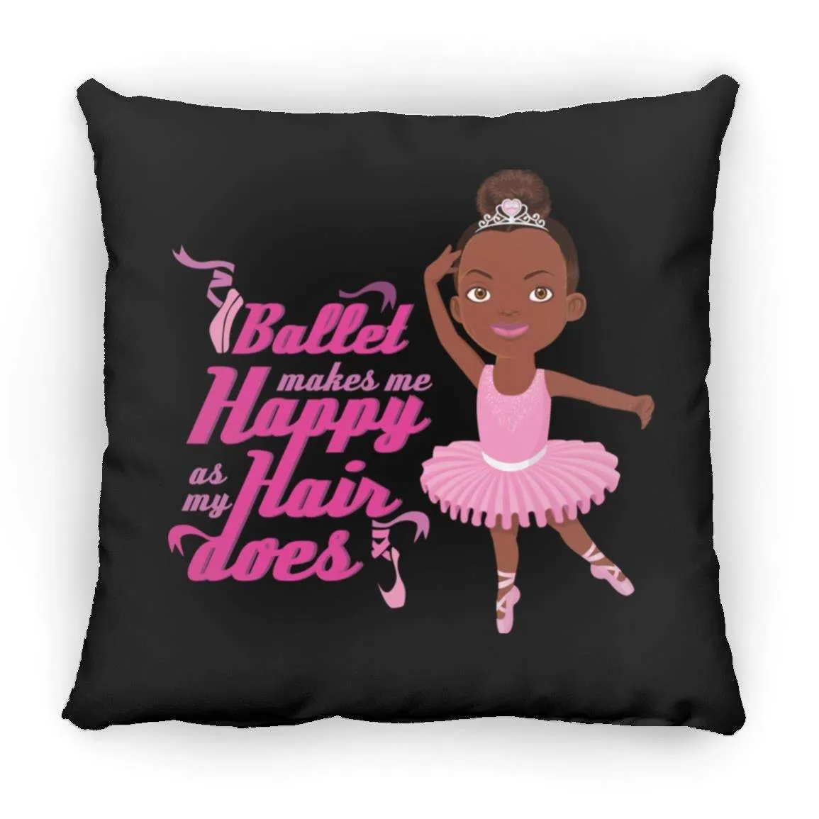 Ballerina Throw Pillow 16x16