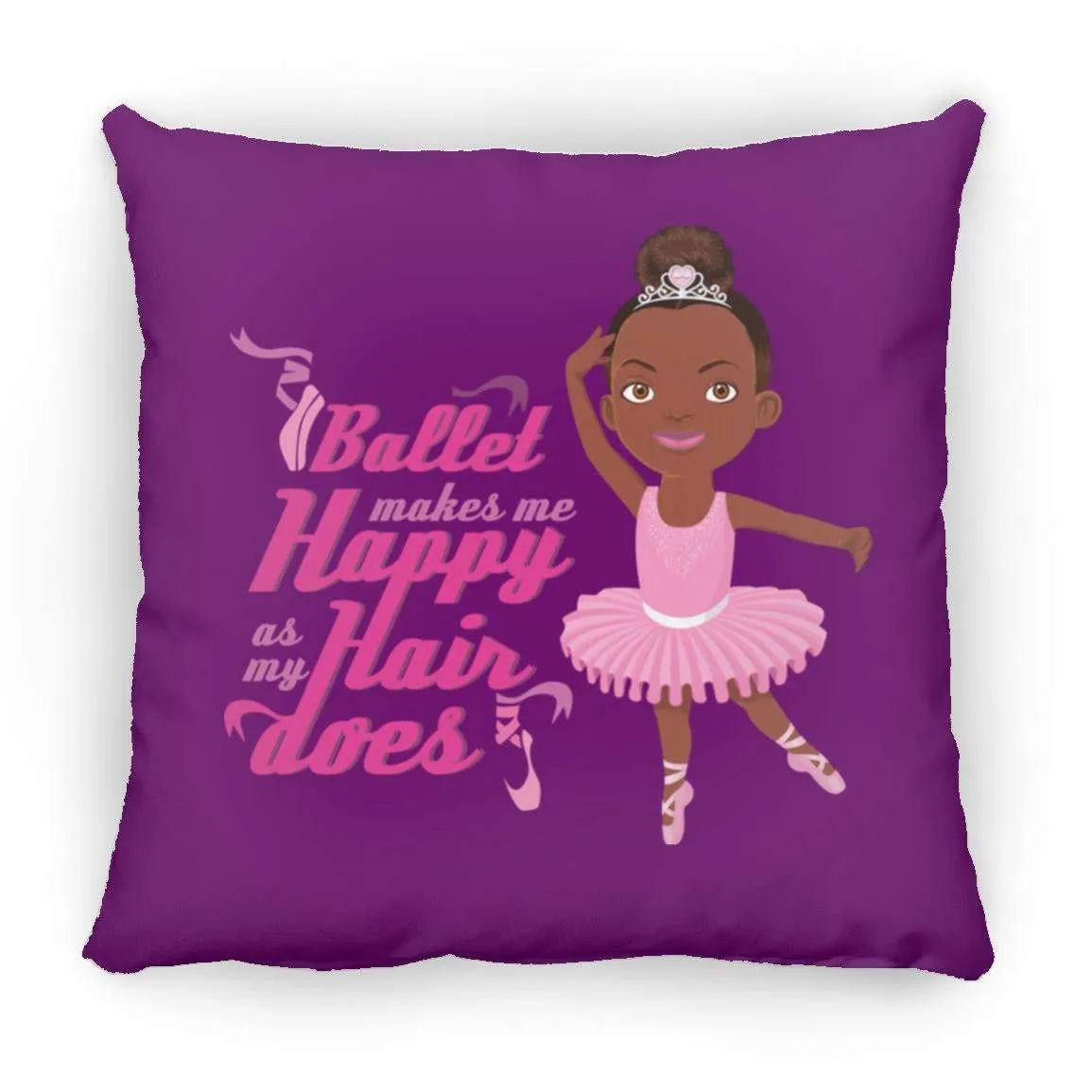 Ballerina Throw Pillow 16x16