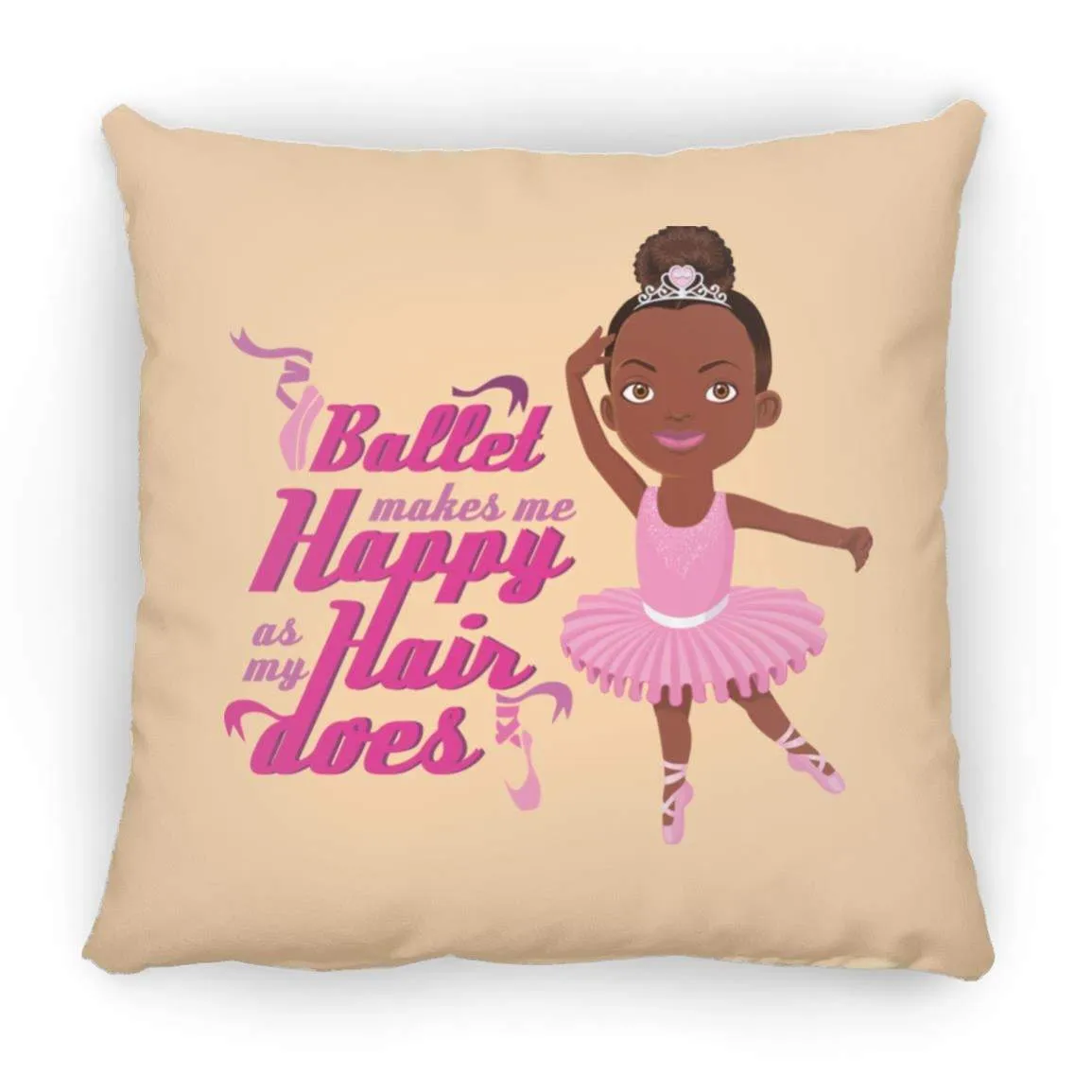 Ballerina Throw Pillow 16x16