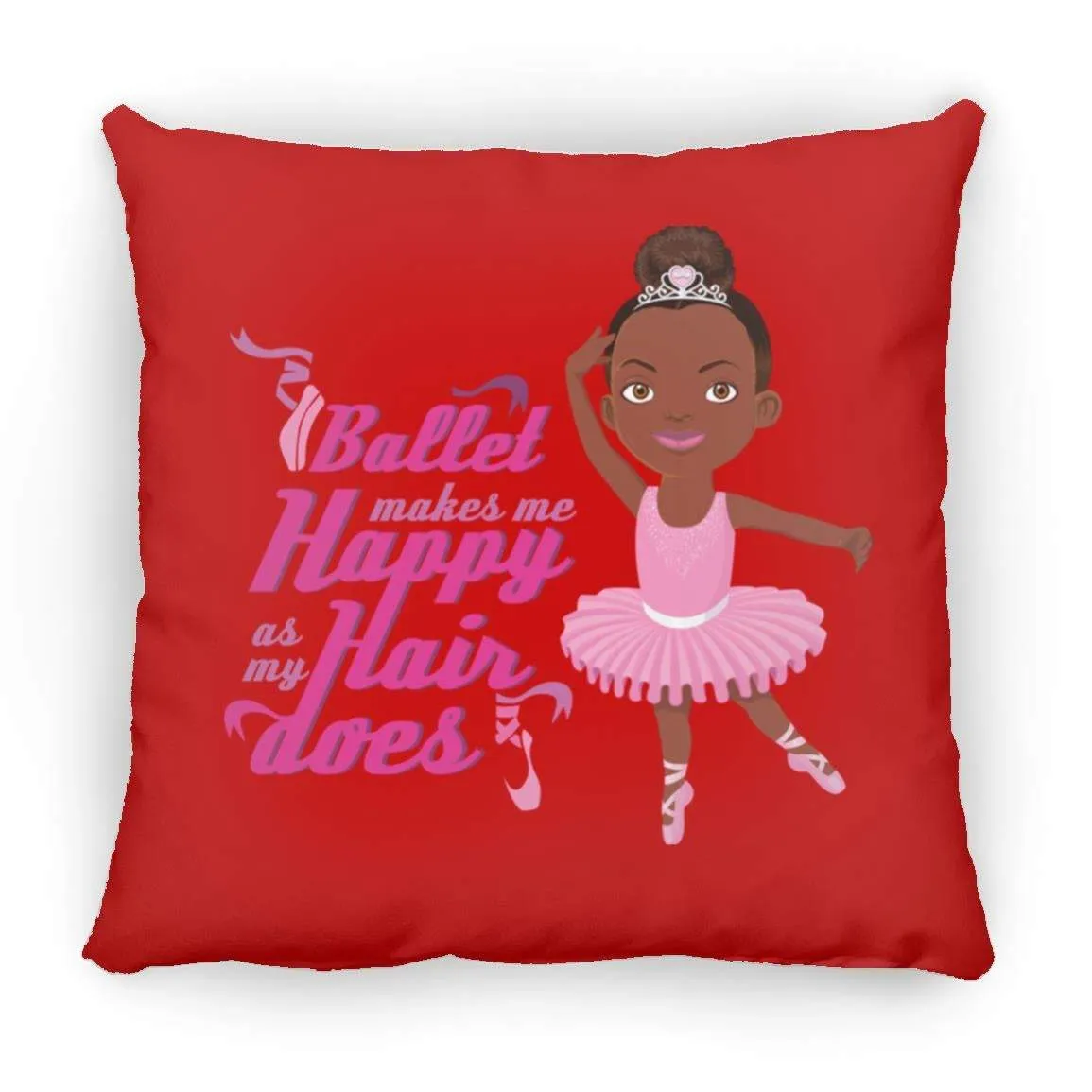 Ballerina Throw Pillow 16x16