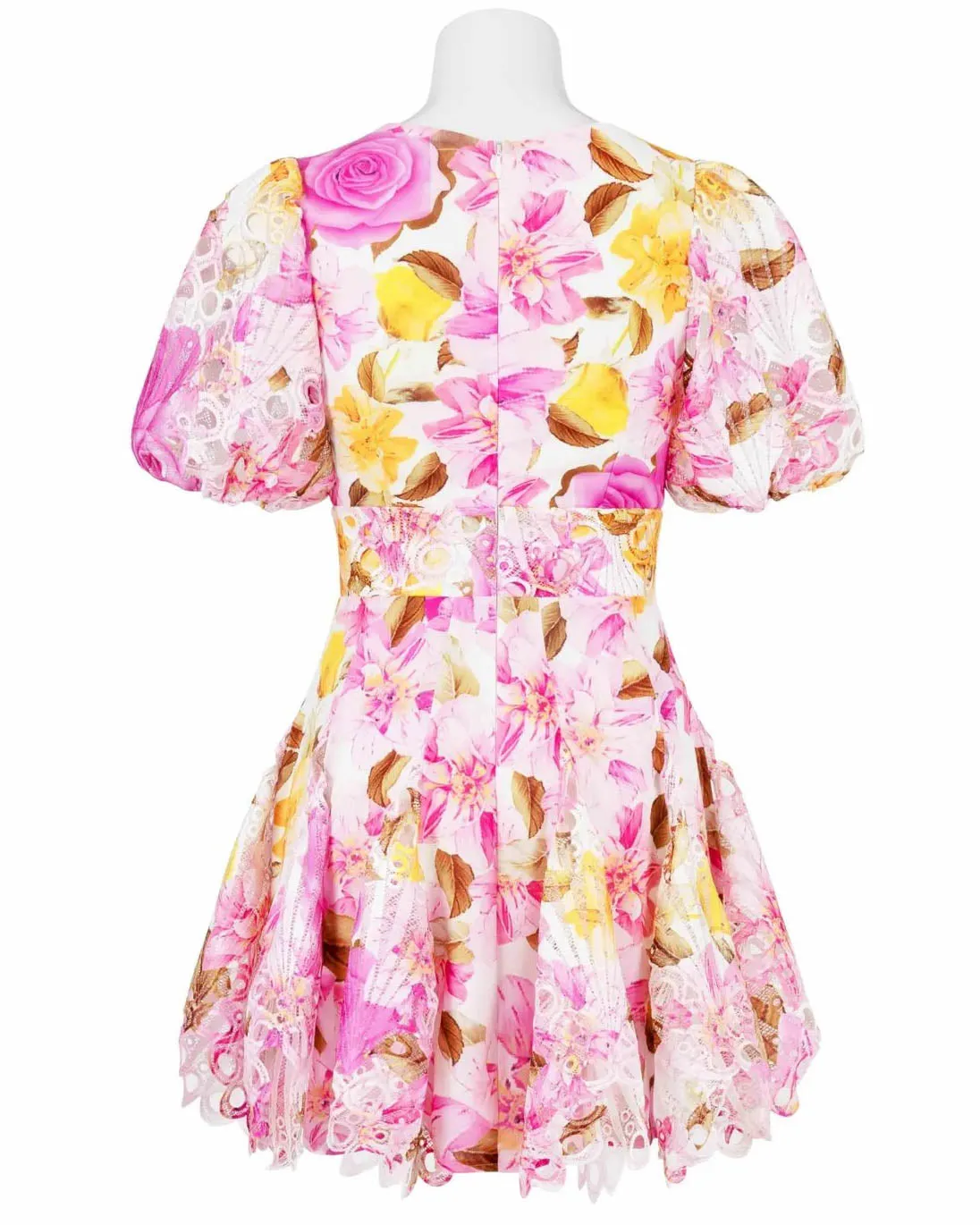 Cassia Mini Dress Pink Floral