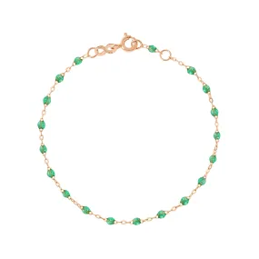 Classic Gigi Mint Bracelet, Rose Gold, 5.9"