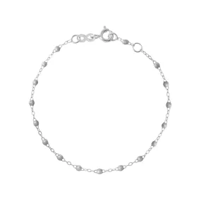 Classic Gigi Silver bracelet, White Gold, 5.9"