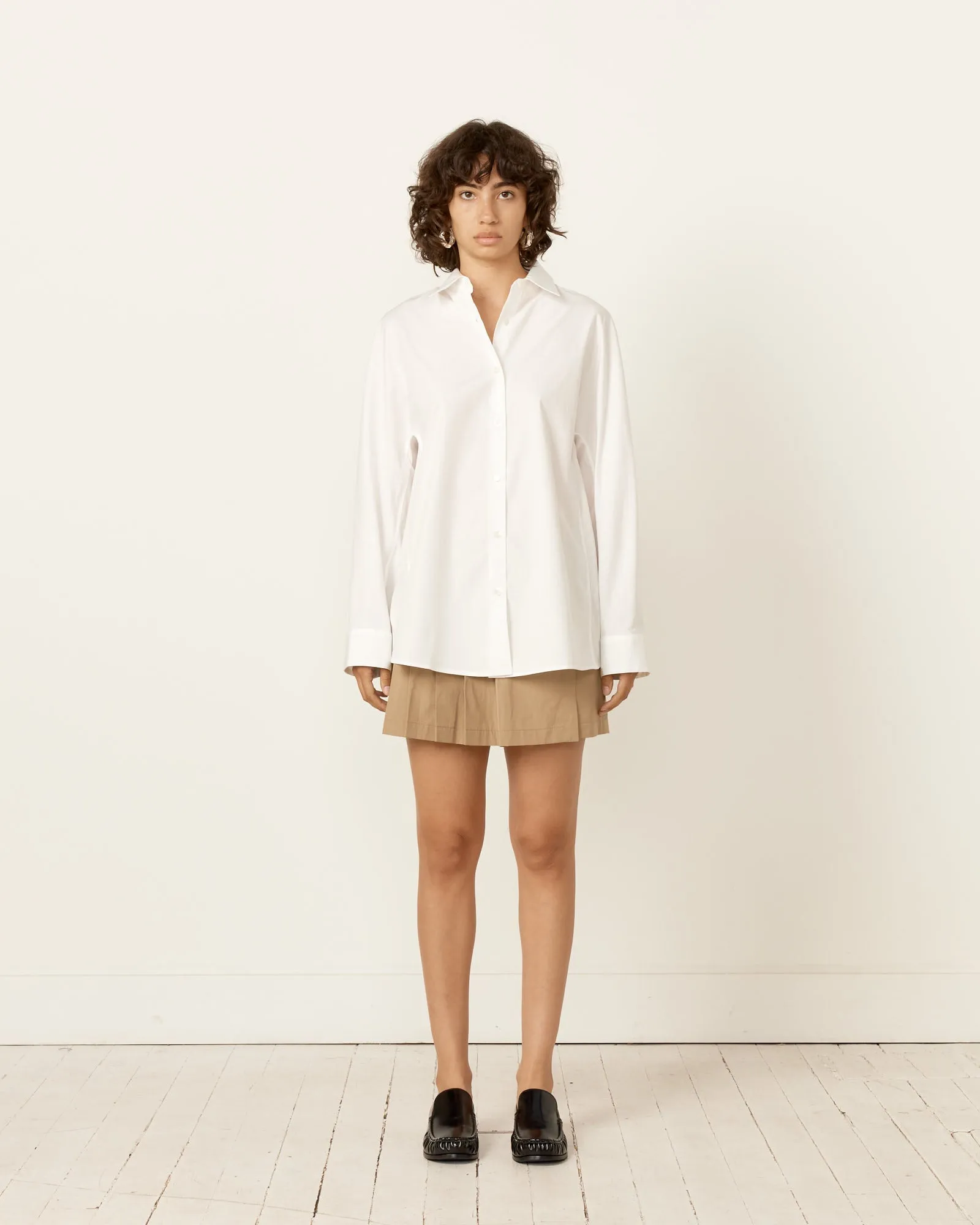 Cocoon Shirt in White