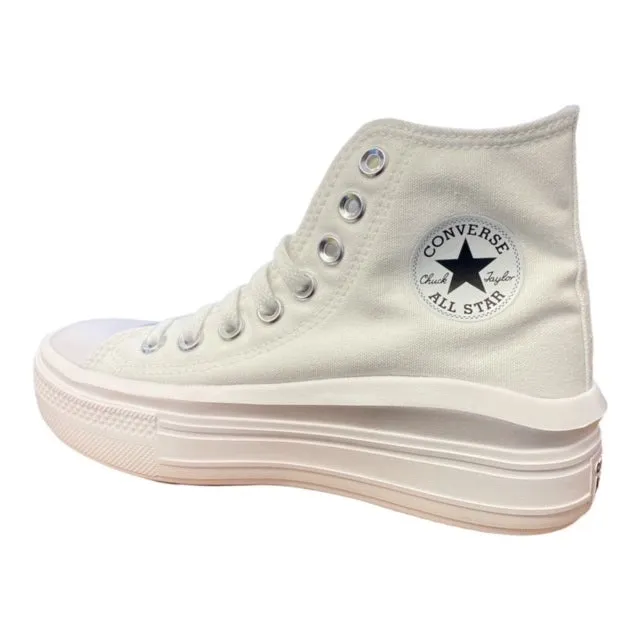 Converse Chuck Taylor All Star Move women's sneakers shoe 568498C white-natural ivory-black