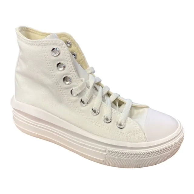 Converse Chuck Taylor All Star Move women's sneakers shoe 568498C white-natural ivory-black