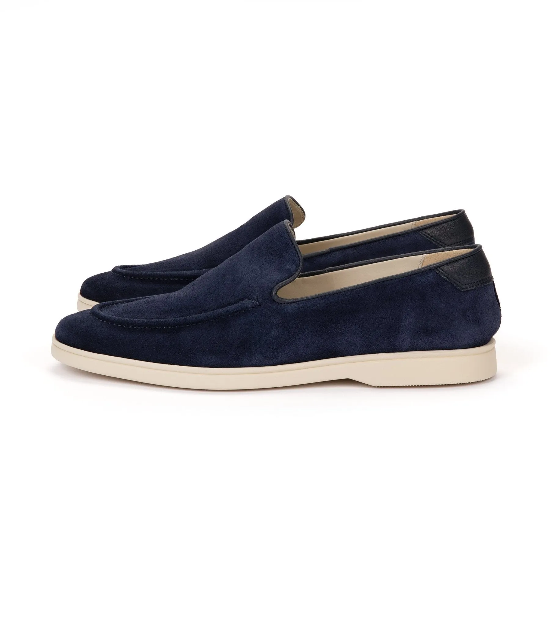 CQP Debonair Suede Slip-On Sneaker: Navy