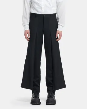 Double-Leg Trouser in Black