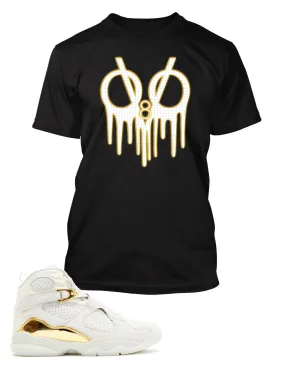 Drake Tribute Graphic T Shirt to Match Retro Air Jordan 8 OVO Shoe