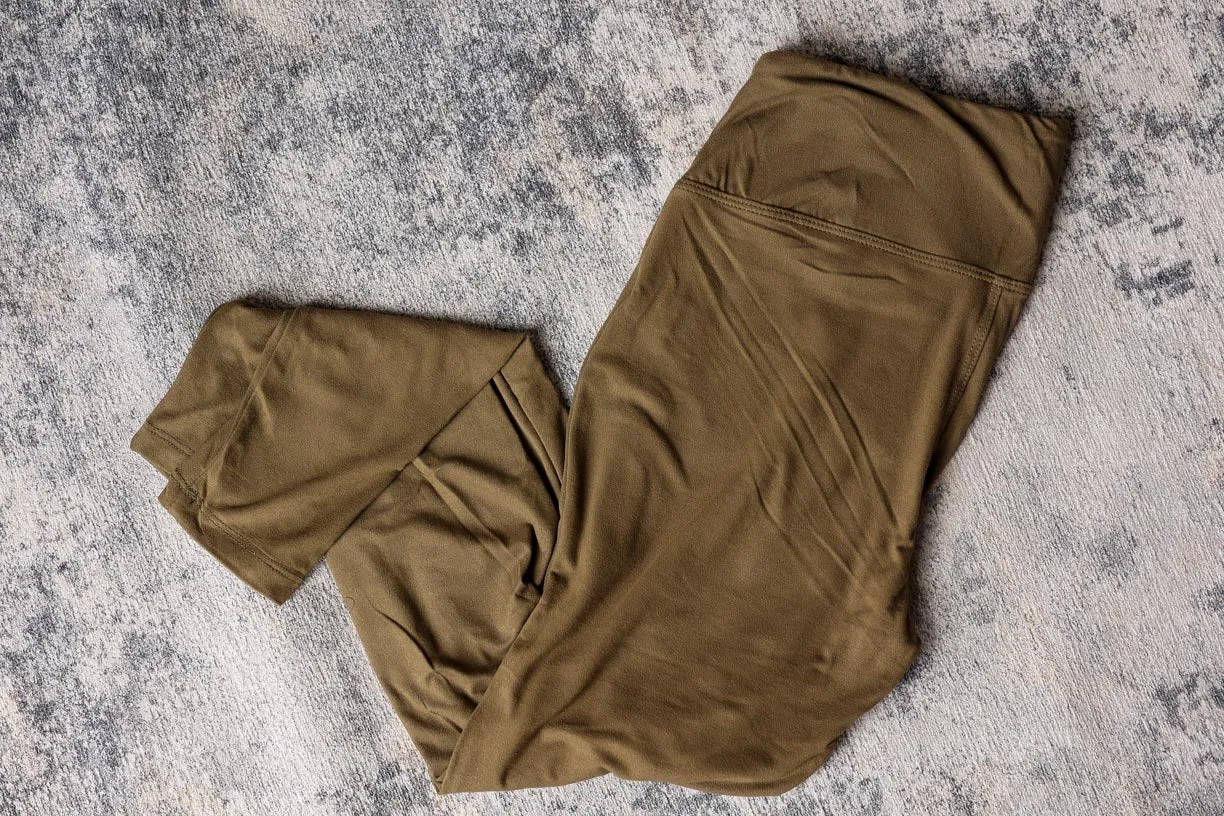 Dusty Olive High Waist Leggings