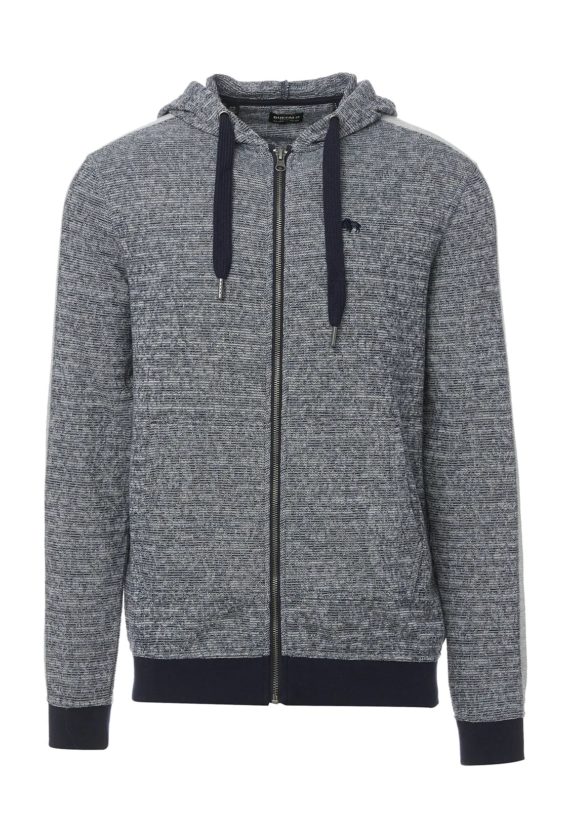 Fansa Men’s Full-zip Hoodie Sweatshirt in Navy - BM24067