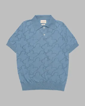 Far Afield BELSER Polo Allure Blue Floral Lace