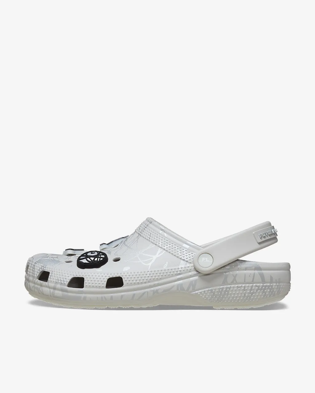 Futura Laboratories x Classic Clog 'Pearl White'