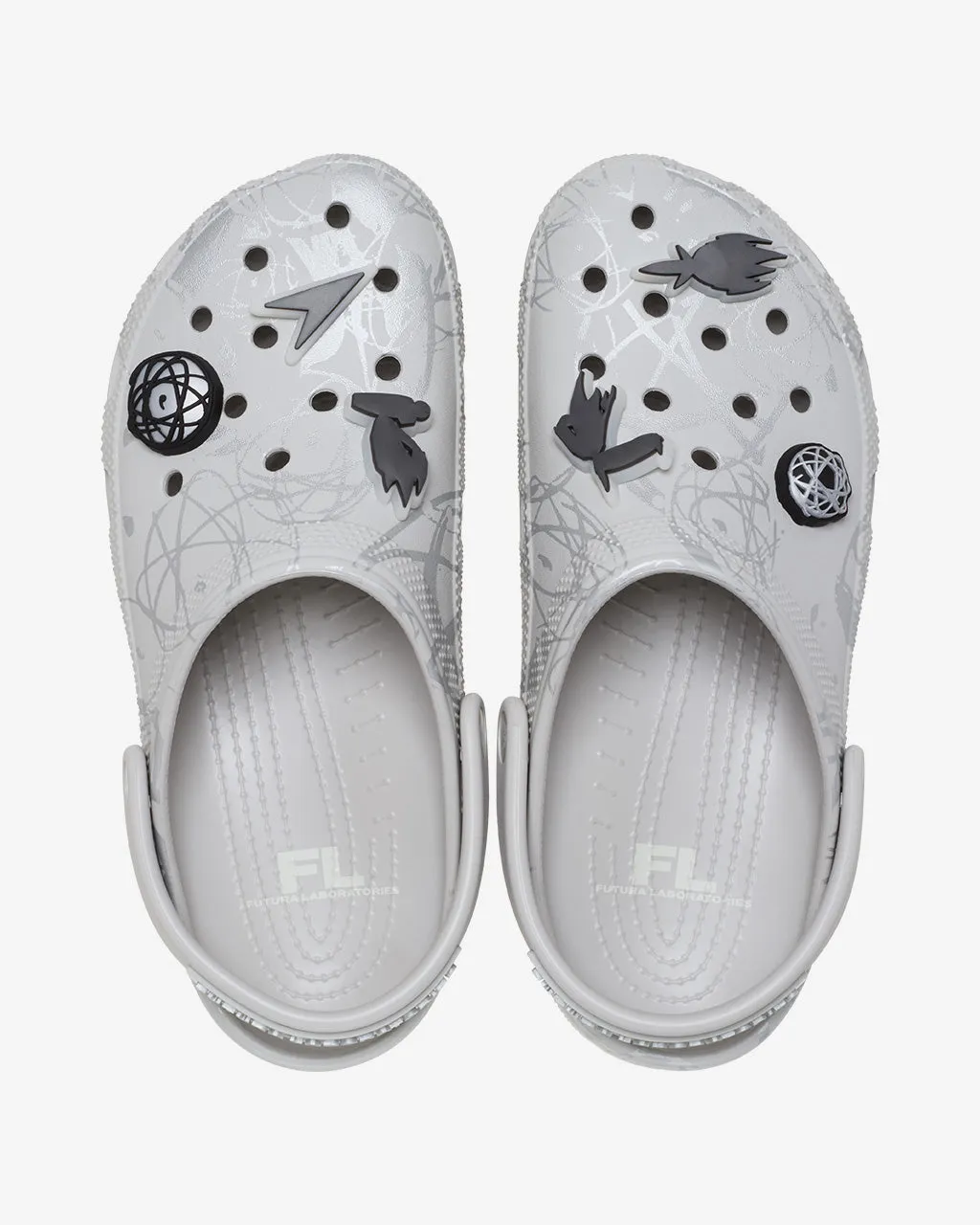 Futura Laboratories x Classic Clog 'Pearl White'