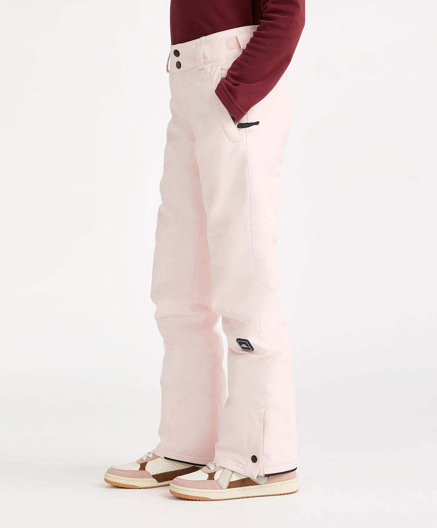 Girl's Star Snow Pants - Peach Whip