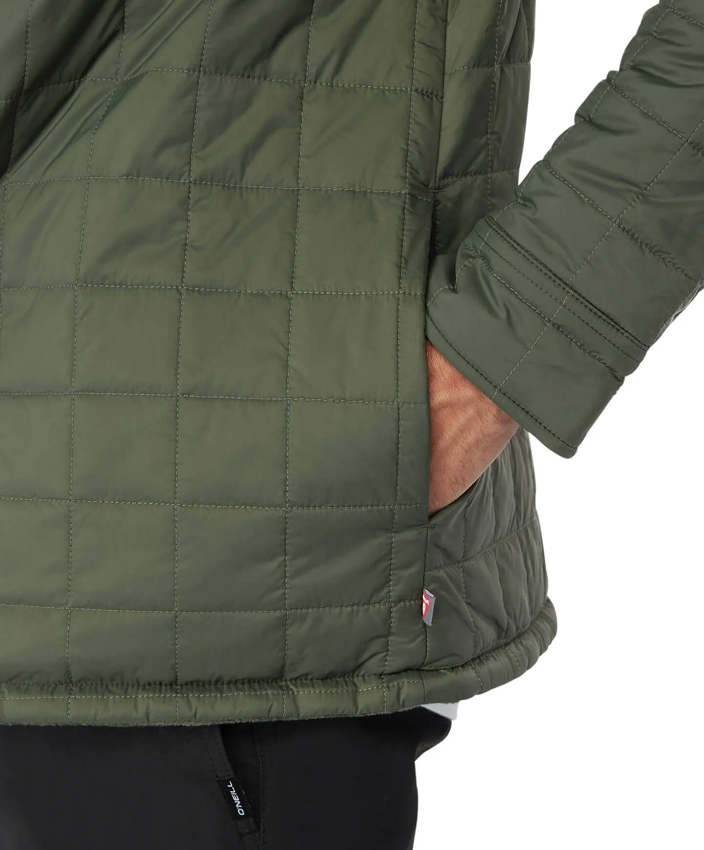 Glacier Hood Reversible Jacket - Dark Olive