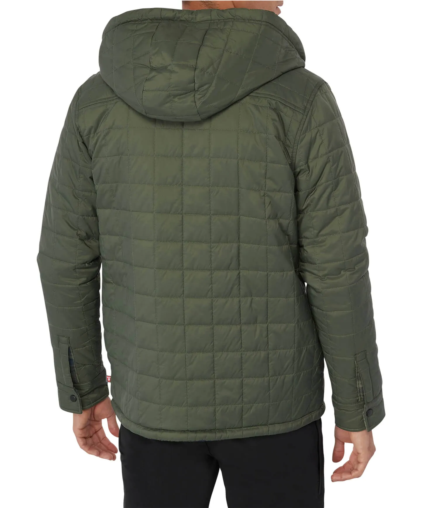 Glacier Hood Reversible Jacket - Dark Olive