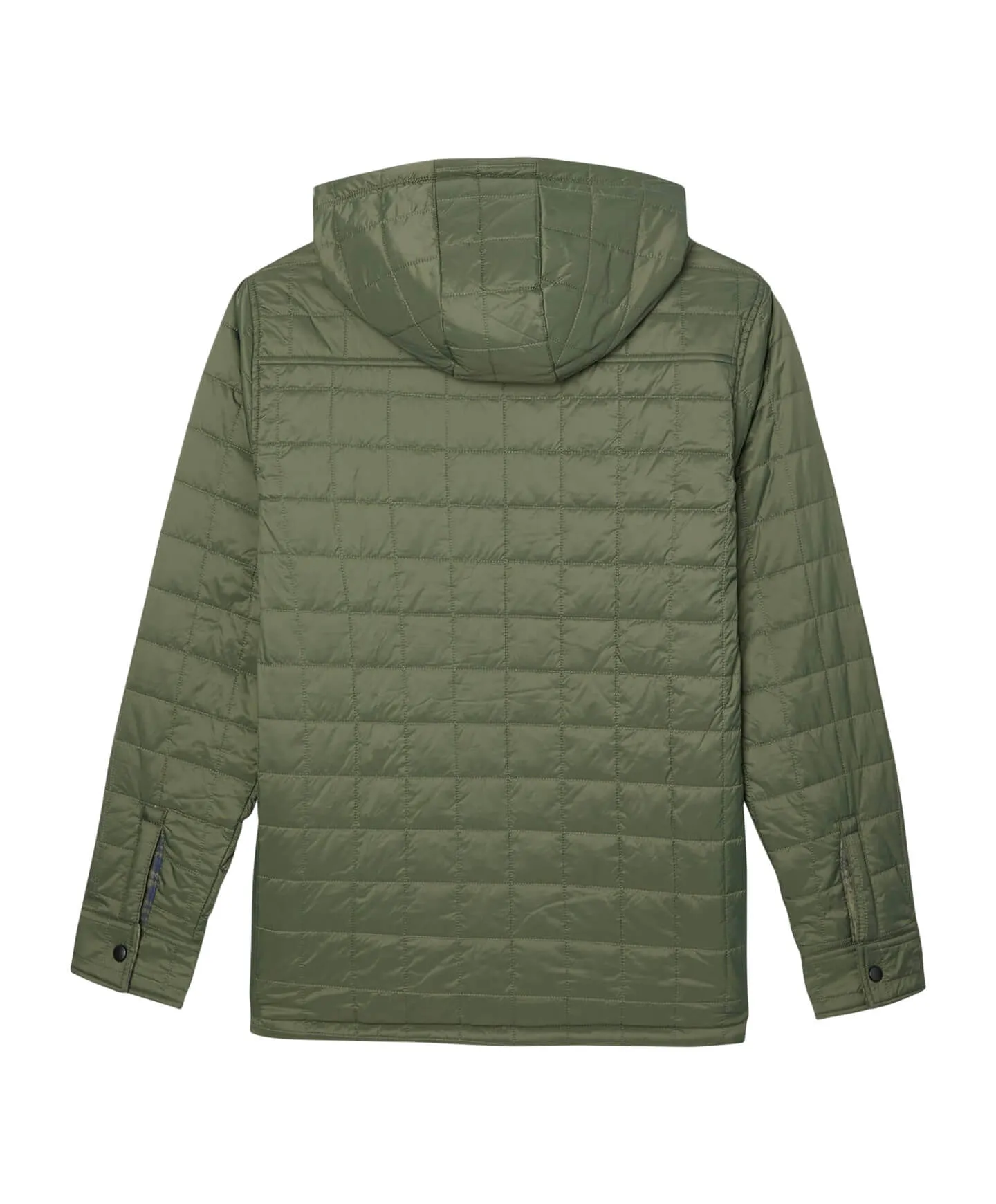 Glacier Hood Reversible Jacket - Dark Olive