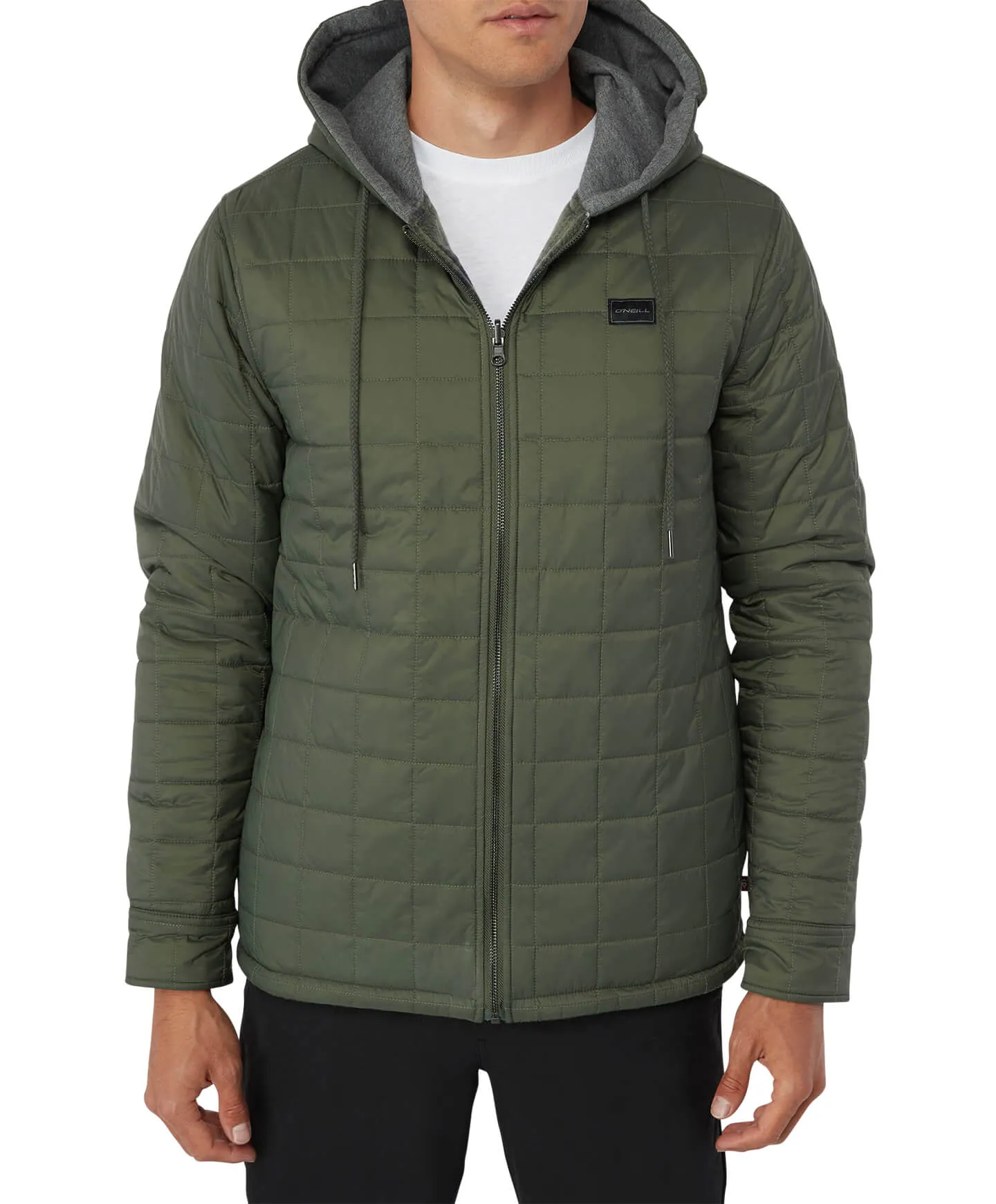 Glacier Hood Reversible Jacket - Dark Olive