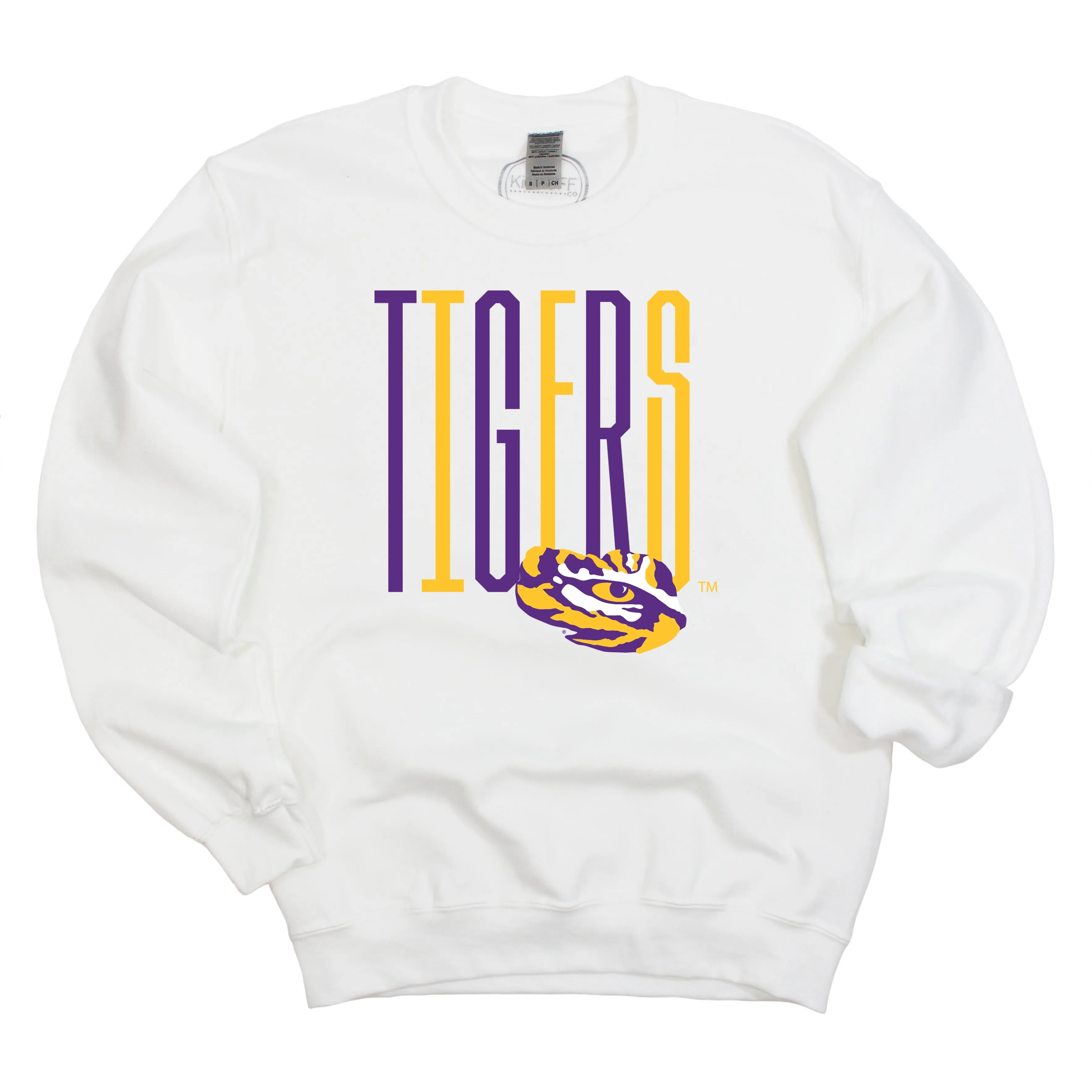 Goal Post Crewneck Fleece in Louisiana State University